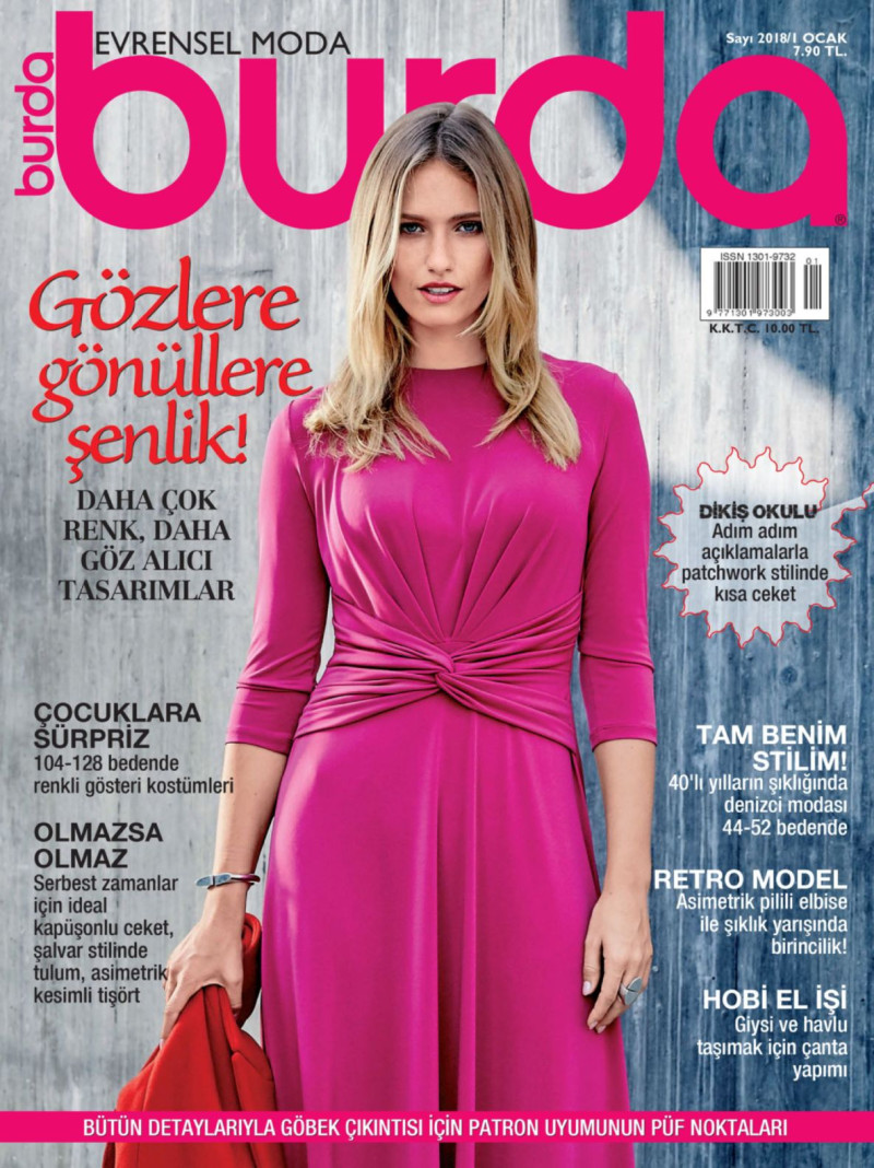  featured on the Burda Turkey cover from January 2018