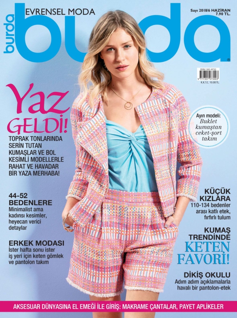  featured on the Burda Turkey cover from June 2018