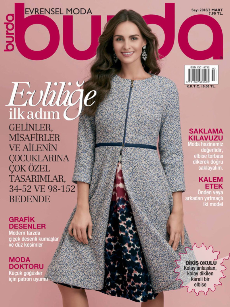  featured on the Burda Turkey cover from March 2018