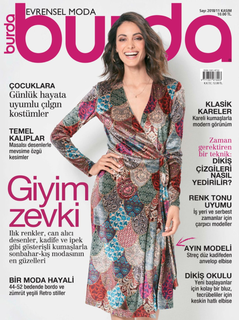  featured on the Burda Turkey cover from November 2018