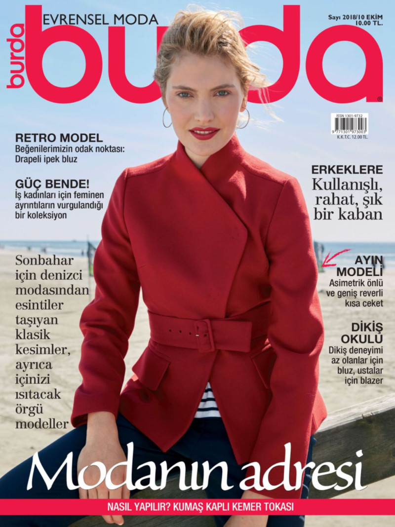  featured on the Burda Turkey cover from October 2018