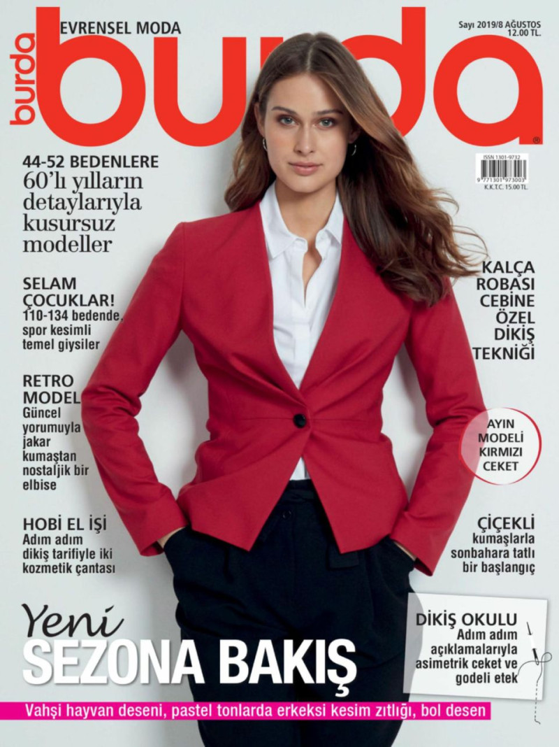  featured on the Burda Turkey cover from August 2019