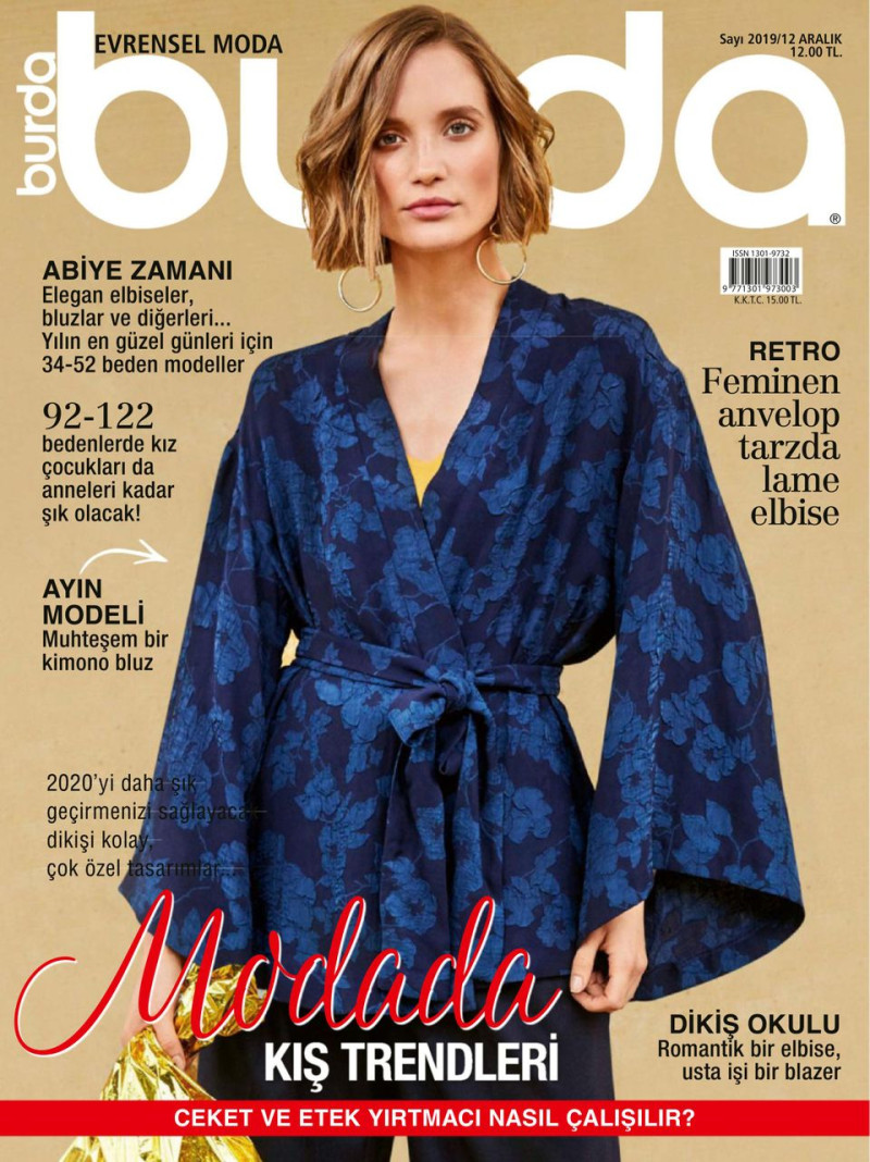  featured on the Burda Turkey cover from December 2019