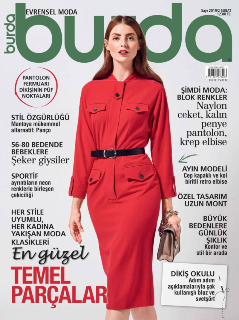  featured on the Burda Turkey cover from February 2019