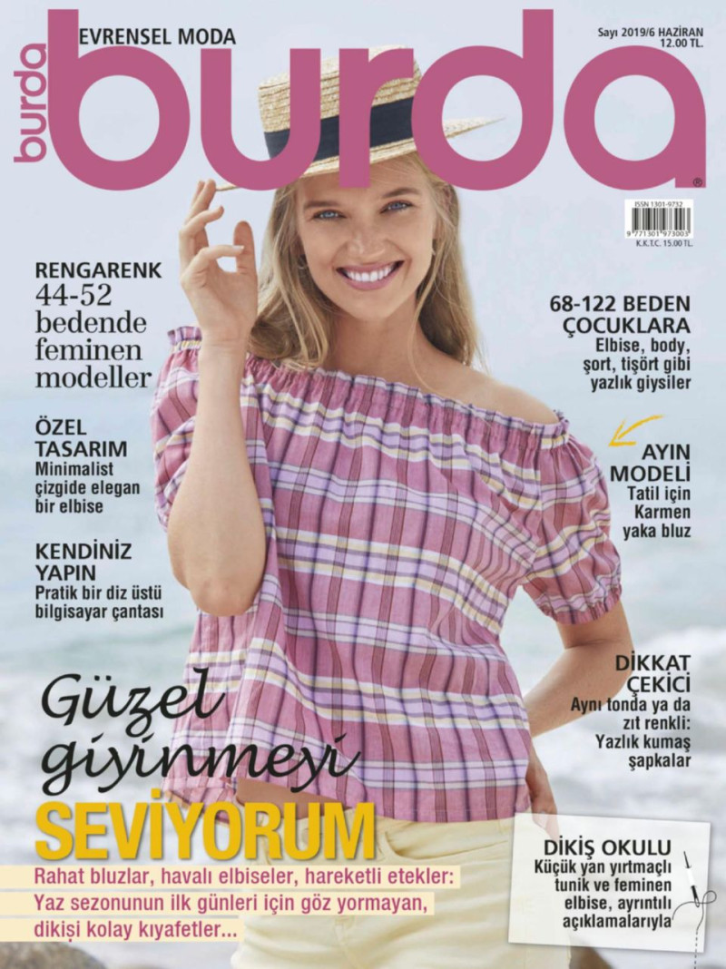  featured on the Burda Turkey cover from June 2019