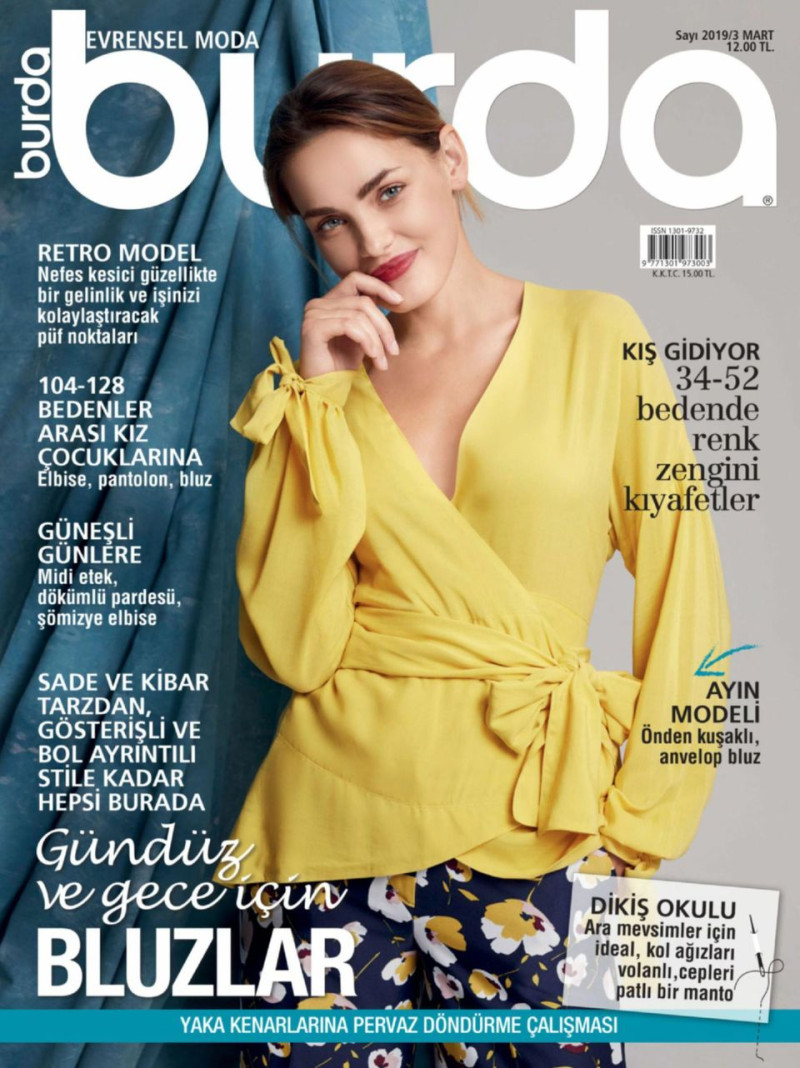  featured on the Burda Turkey cover from March 2019