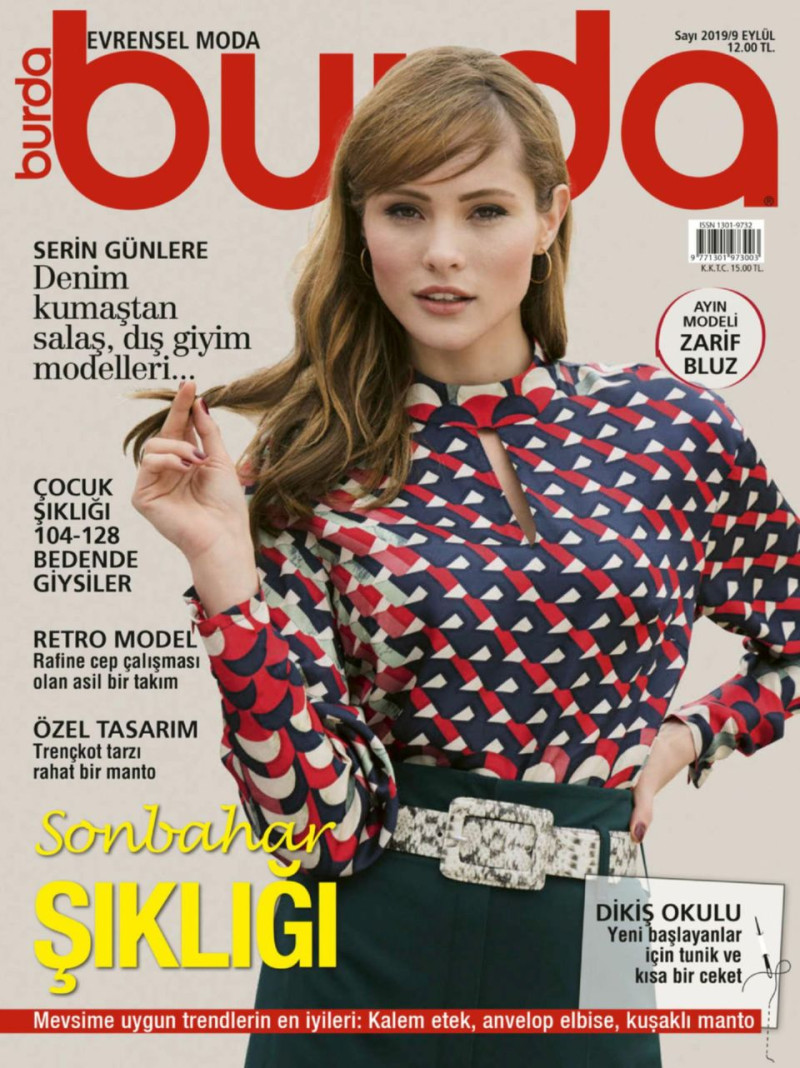  featured on the Burda Turkey cover from September 2019