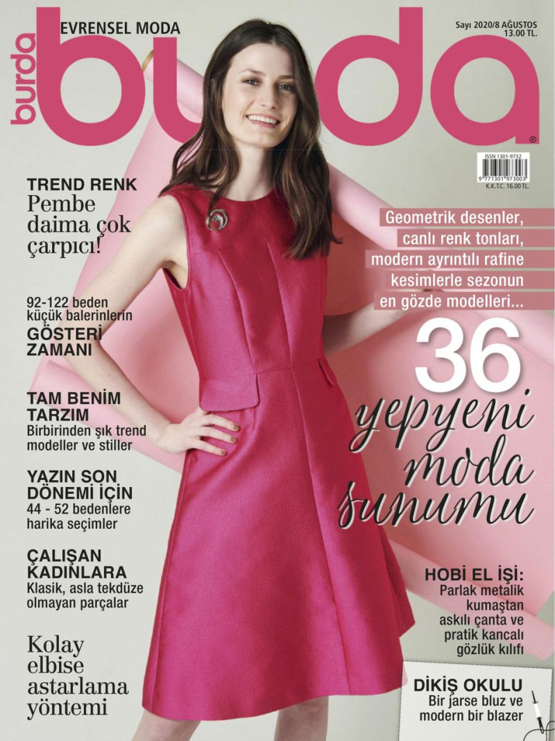  featured on the Burda Turkey cover from August 2020