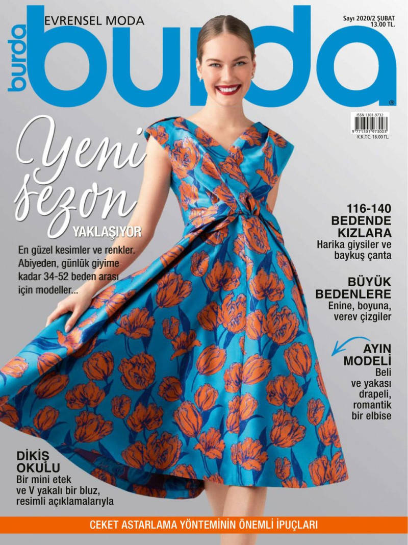  featured on the Burda Turkey cover from February 2020