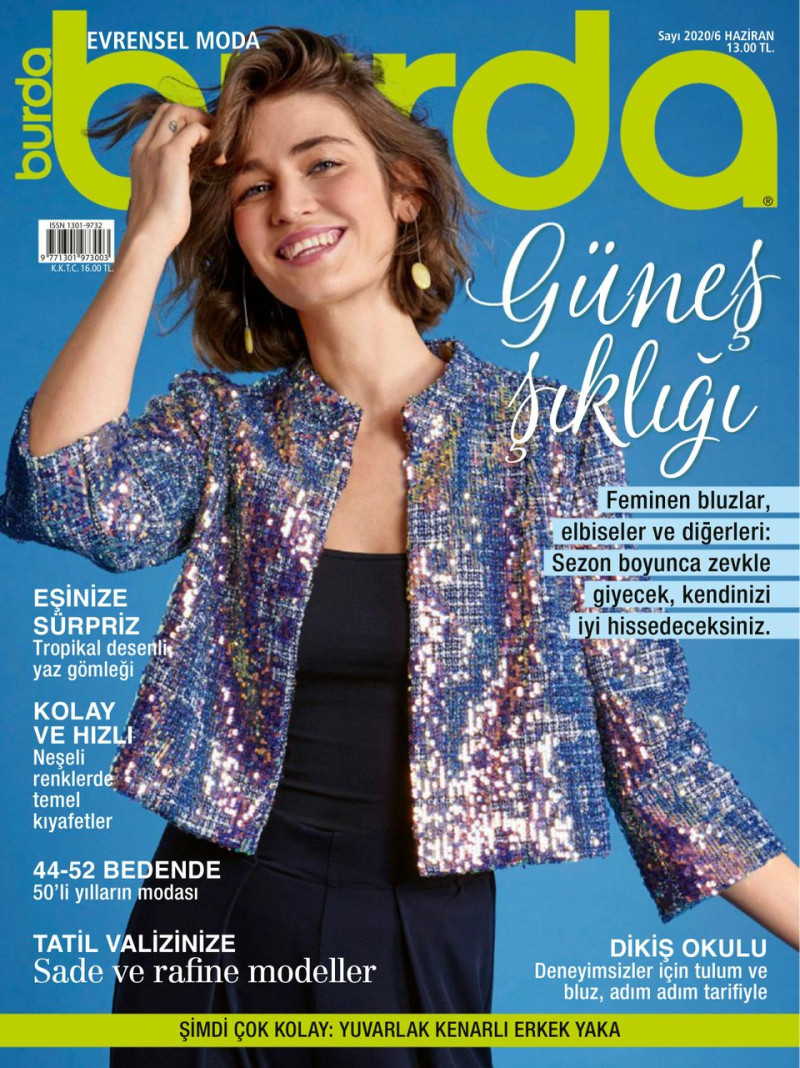  featured on the Burda Turkey cover from June 2020