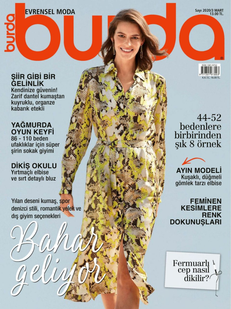  featured on the Burda Turkey cover from March 2020