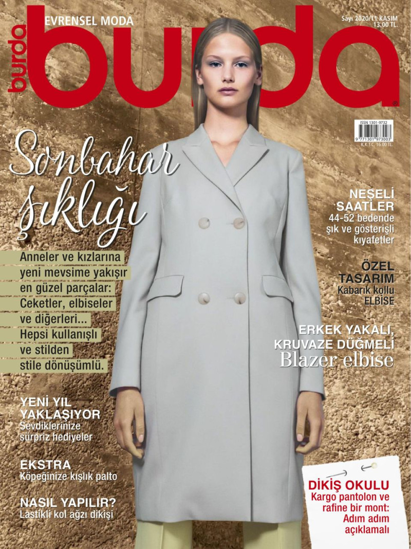  featured on the Burda Turkey cover from November 2020