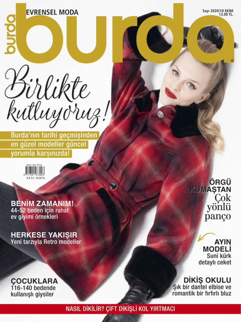  featured on the Burda Turkey cover from October 2020