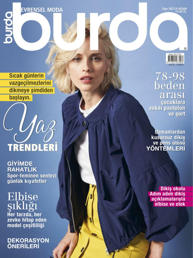  featured on the Burda Turkey cover from April 2021