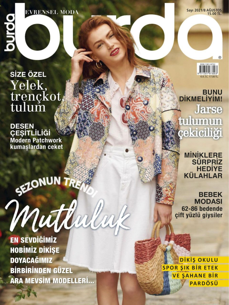  featured on the Burda Turkey cover from August 2021