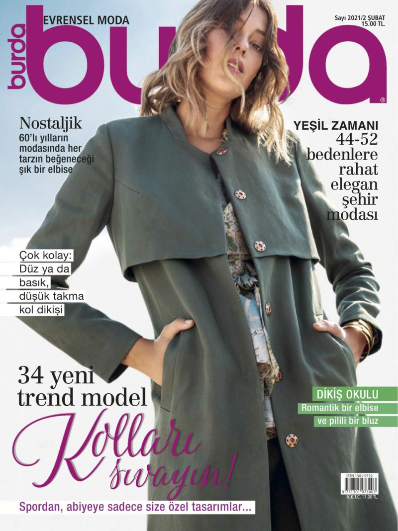  featured on the Burda Turkey cover from February 2021