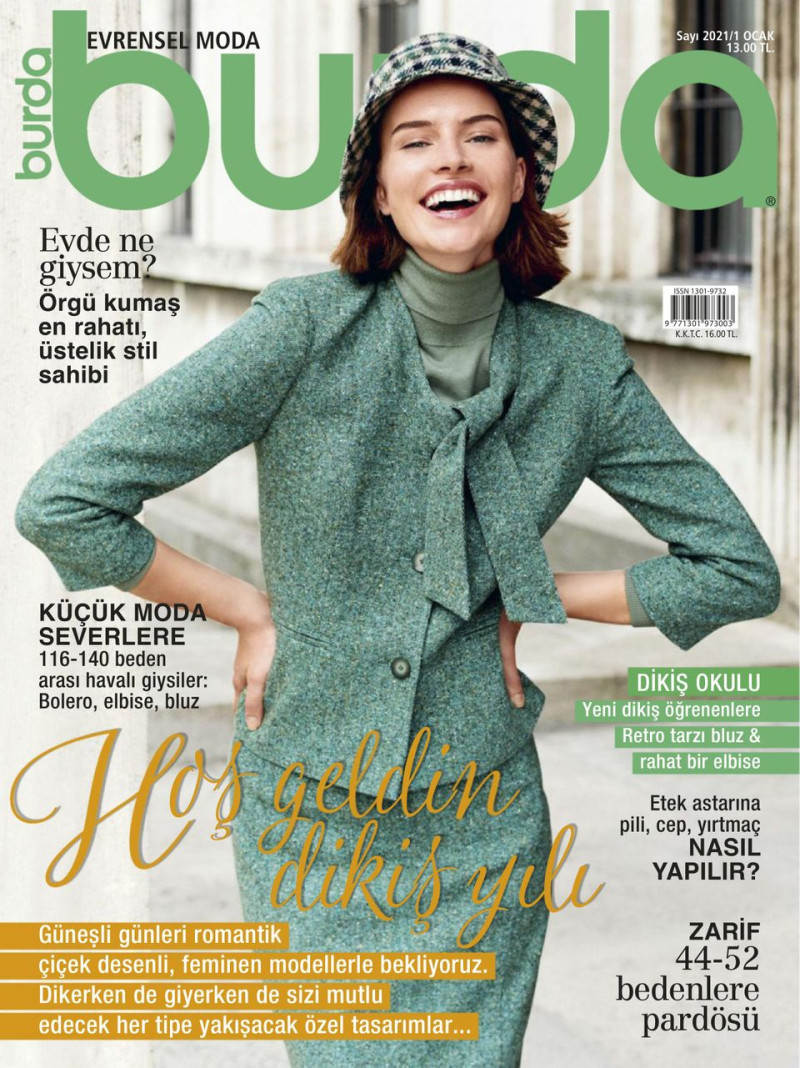  featured on the Burda Turkey cover from January 2021