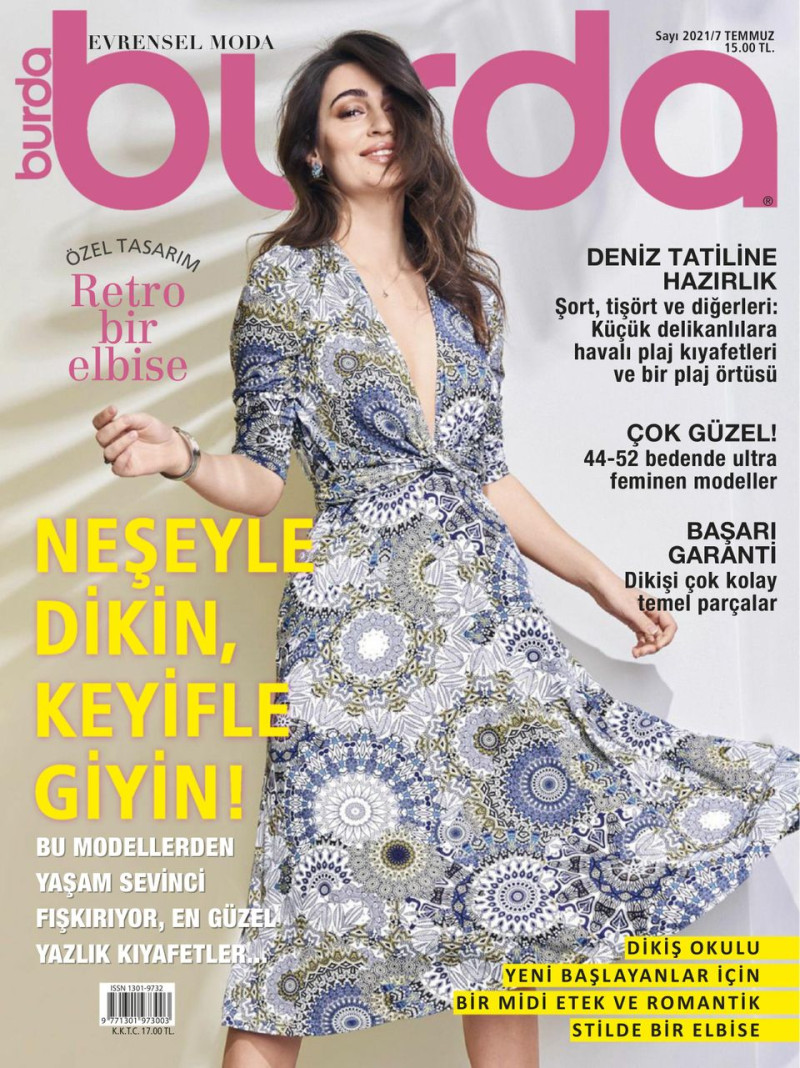  featured on the Burda Turkey cover from July 2021