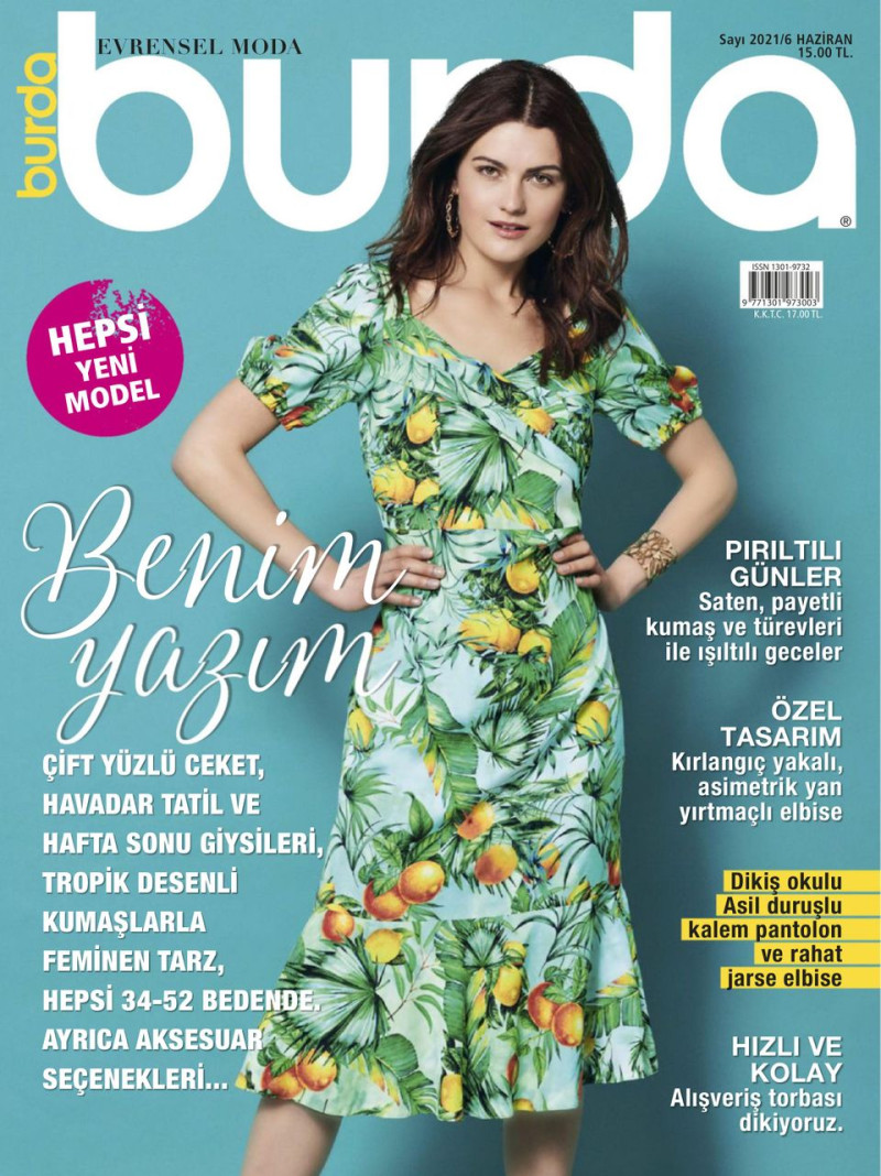  featured on the Burda Turkey cover from June 2021