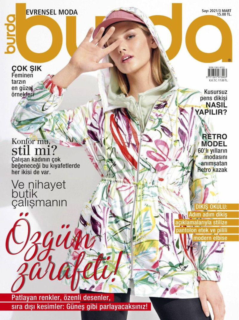  featured on the Burda Turkey cover from March 2021