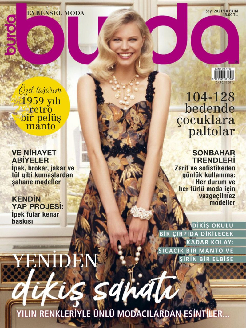  featured on the Burda Turkey cover from October 2021