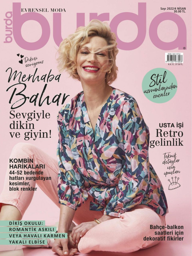  featured on the Burda Turkey cover from April 2022