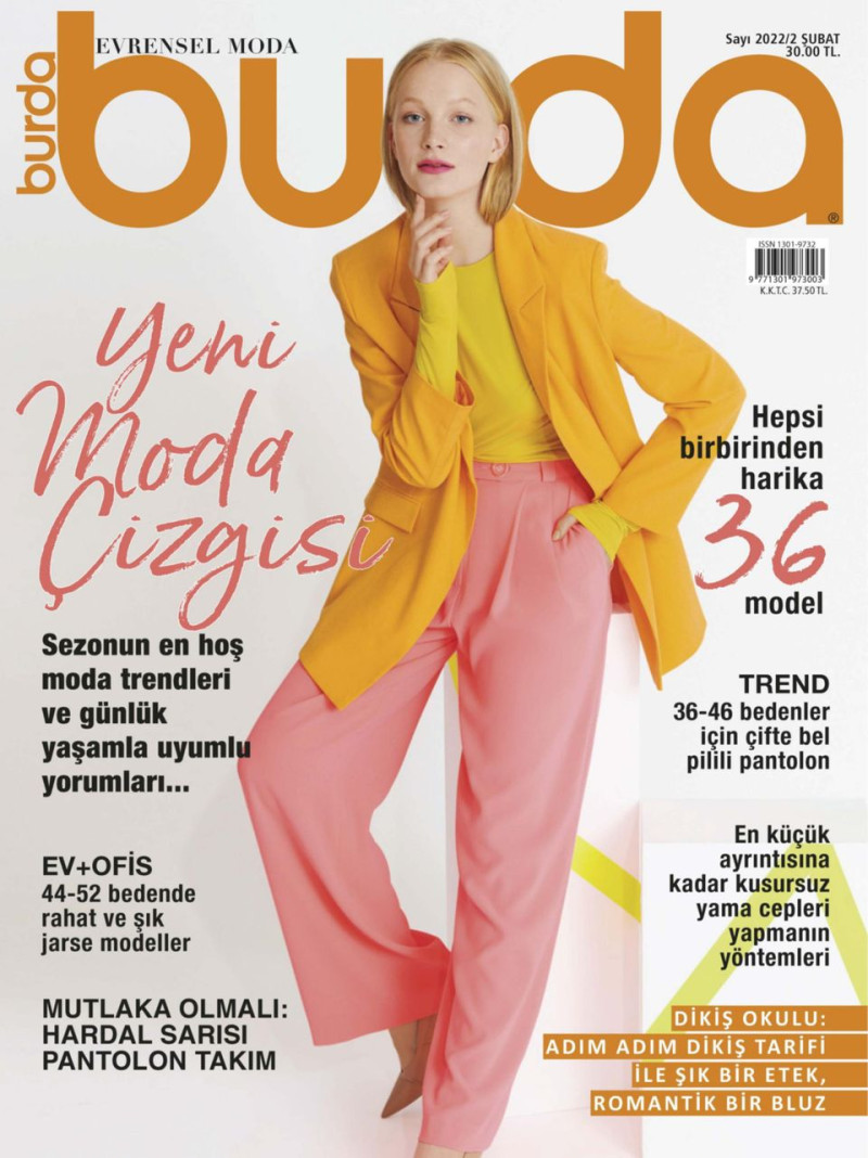  featured on the Burda Turkey cover from February 2022