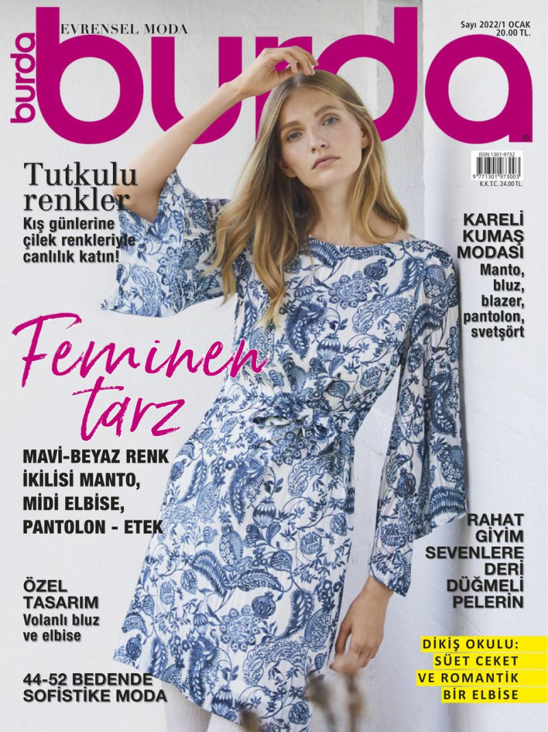  featured on the Burda Turkey cover from January 2022