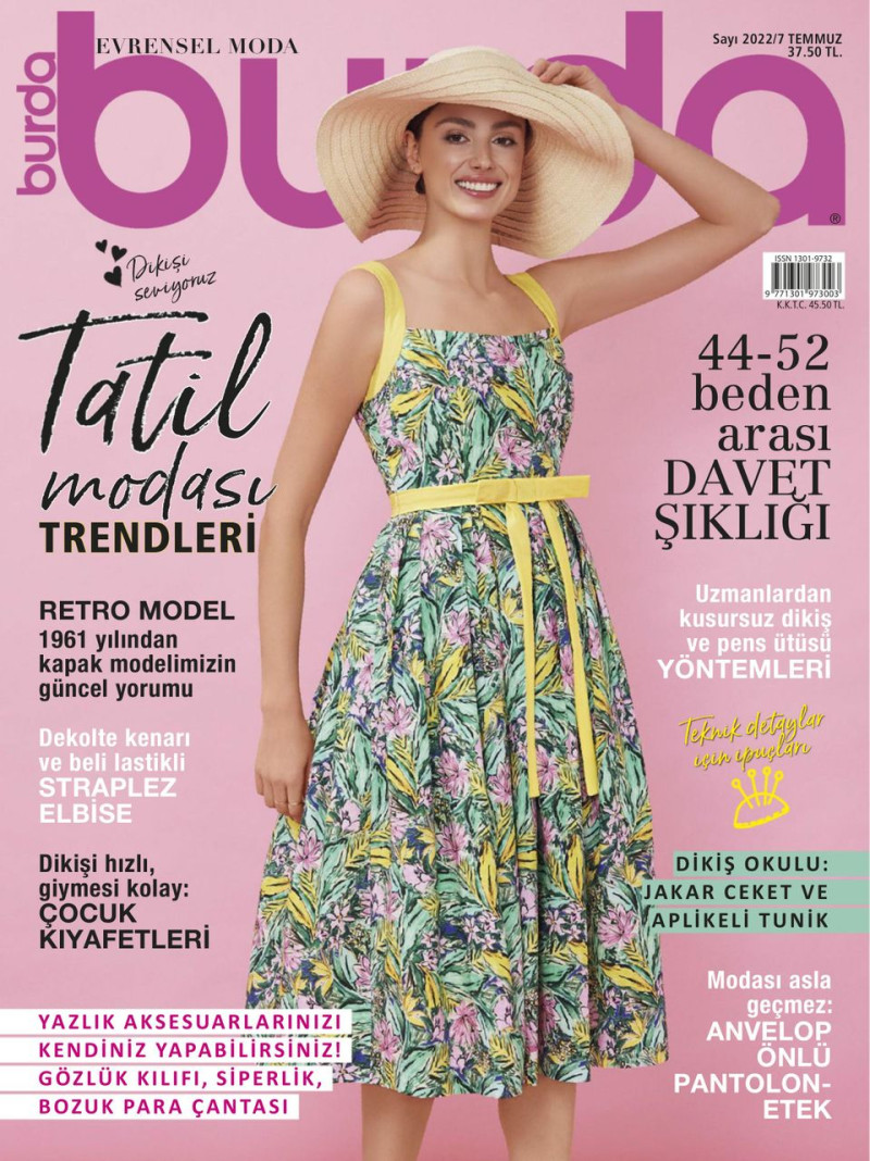  featured on the Burda Turkey cover from July 2022