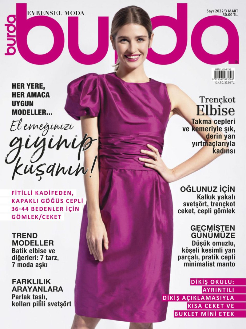  featured on the Burda Turkey cover from March 2022