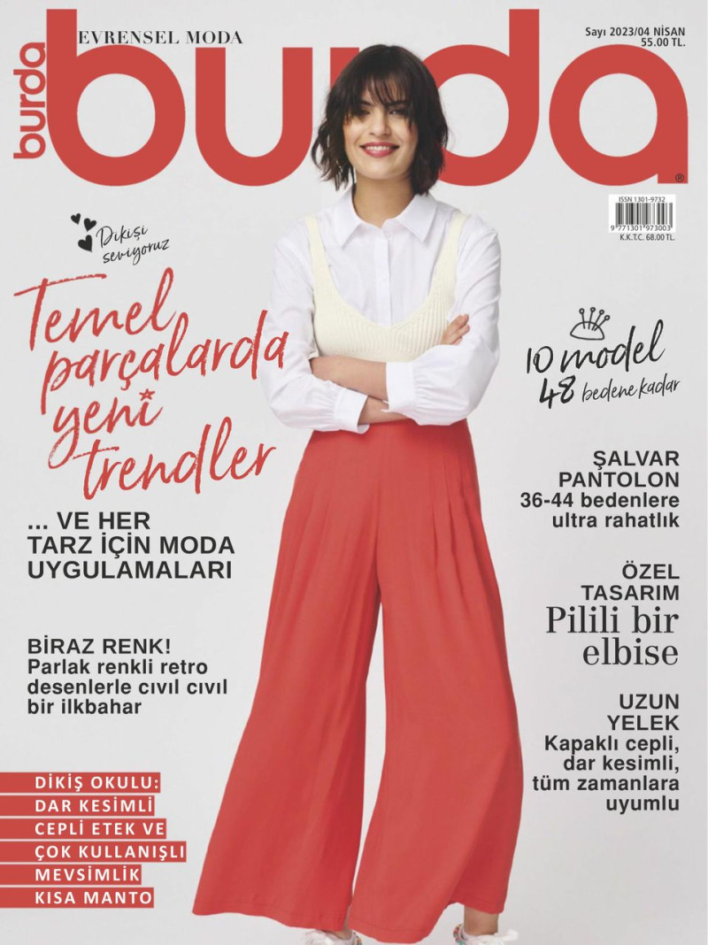  featured on the Burda Turkey cover from April 2023