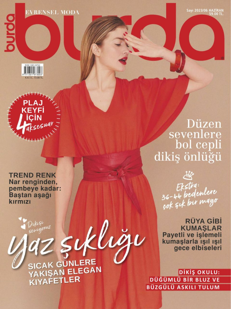  featured on the Burda Turkey cover from June 2023