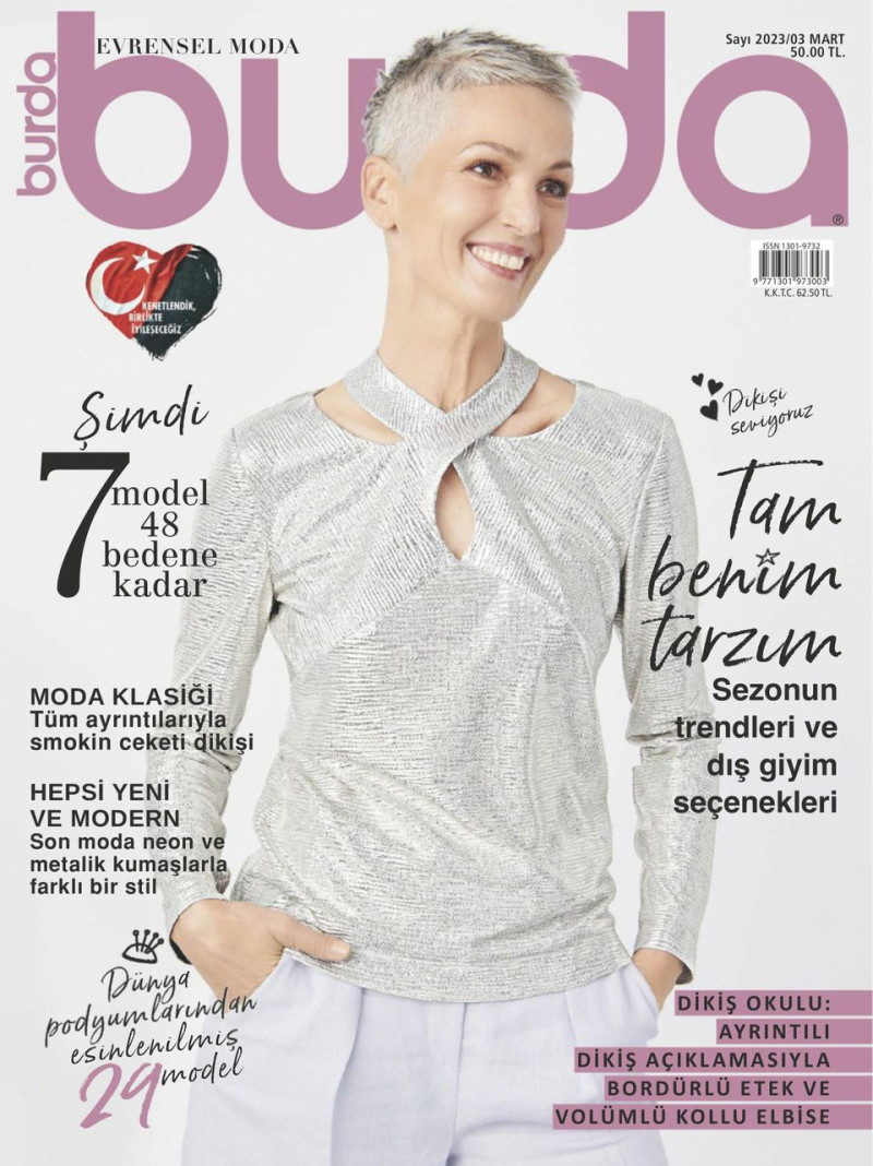  featured on the Burda Turkey cover from March 2023