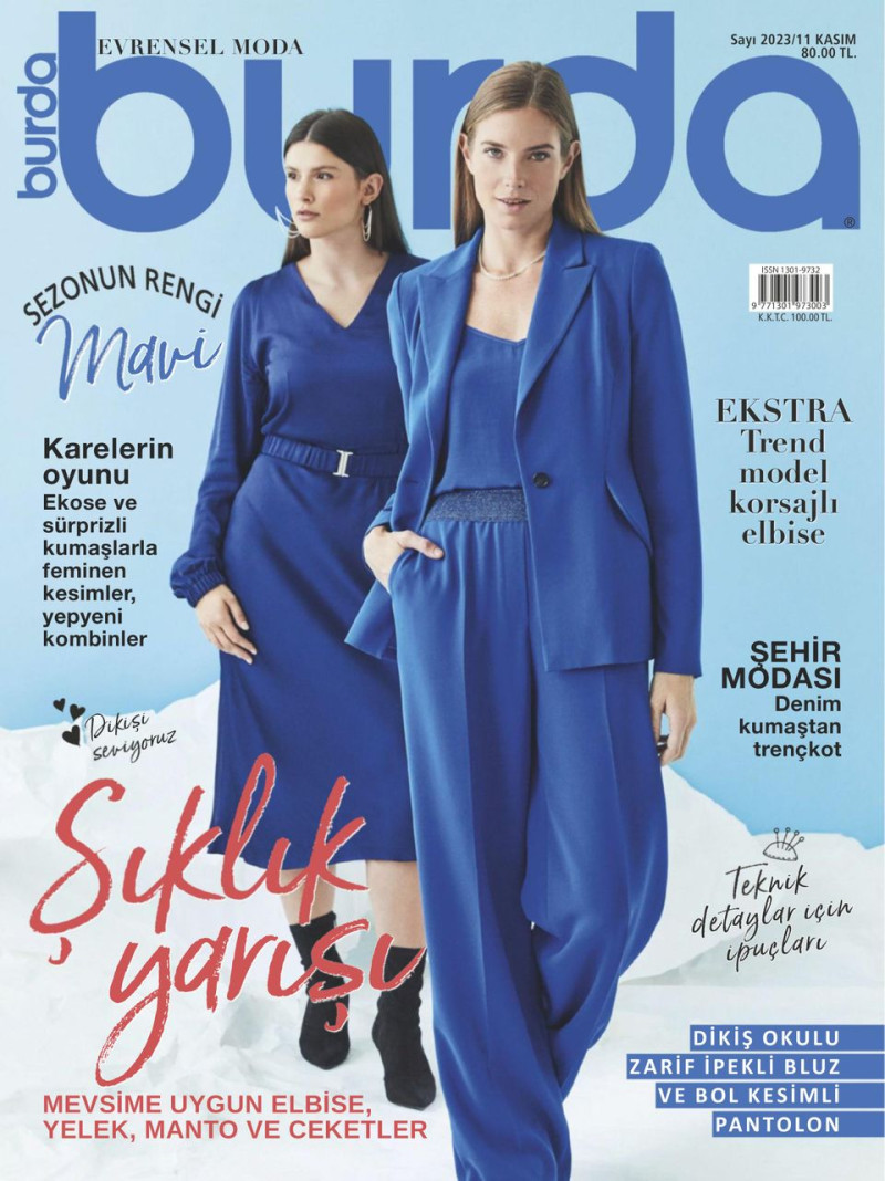  featured on the Burda Turkey cover from November 2023