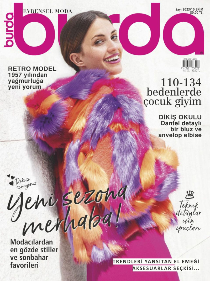  featured on the Burda Turkey cover from October 2023