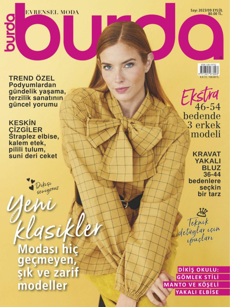  featured on the Burda Turkey cover from September 2023