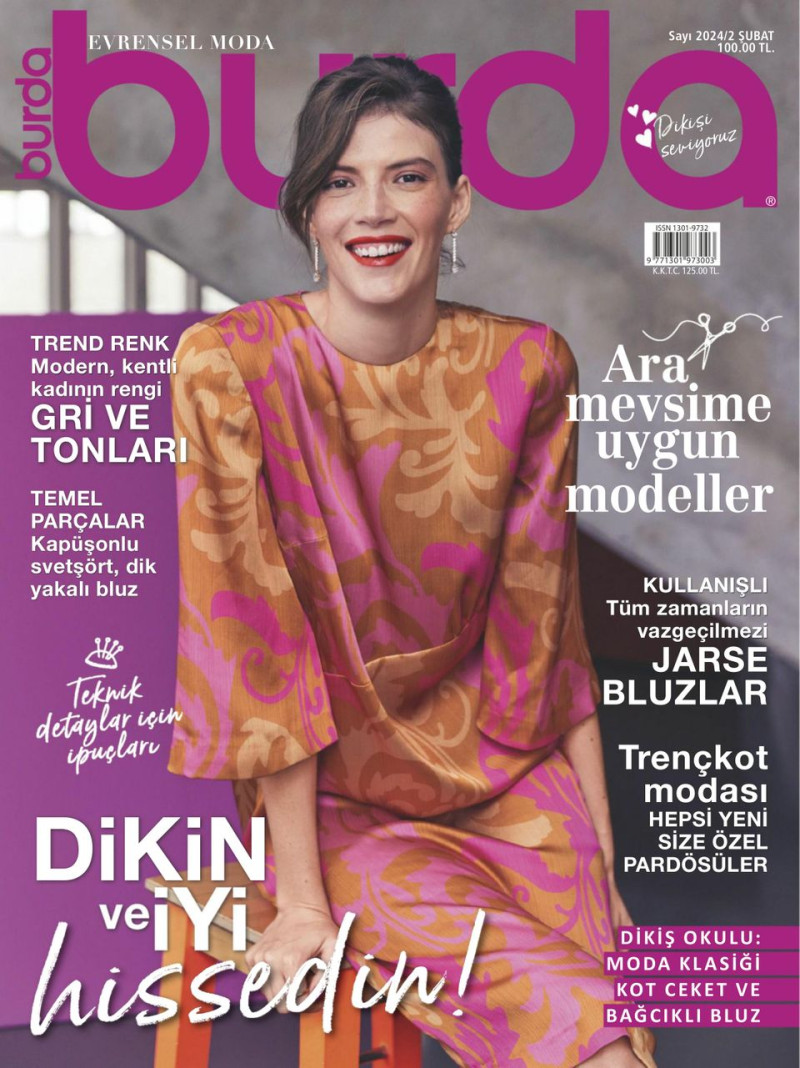  featured on the Burda Turkey cover from February 2024