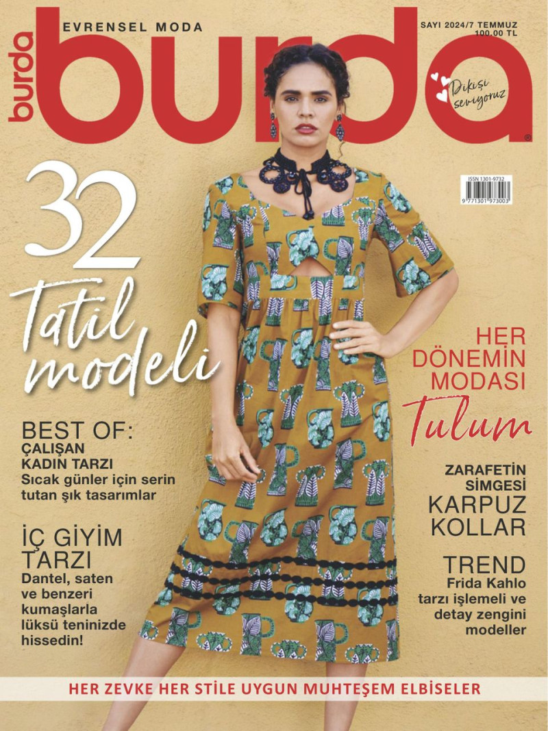  featured on the Burda Turkey cover from July 2024