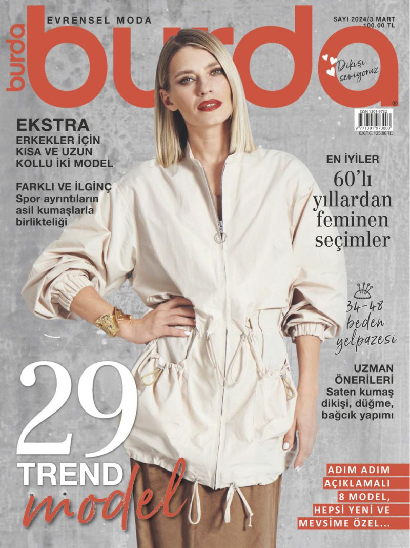  featured on the Burda Turkey cover from March 2024