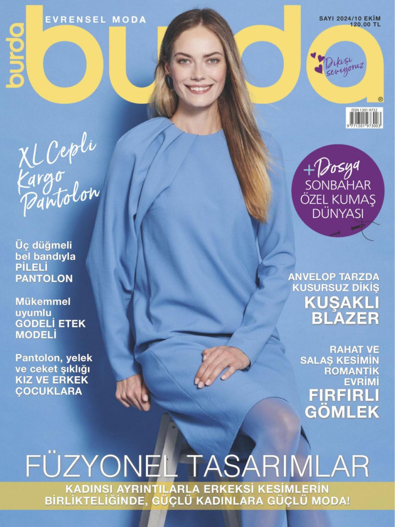  featured on the Burda Turkey cover from October 2024