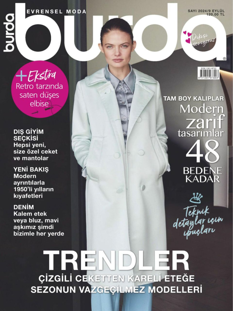  featured on the Burda Turkey cover from September 2024