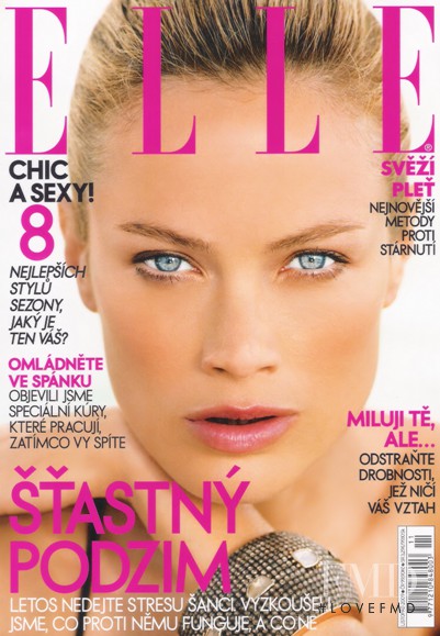 Carolyn Murphy featured on the Elle Czech cover from November 2009