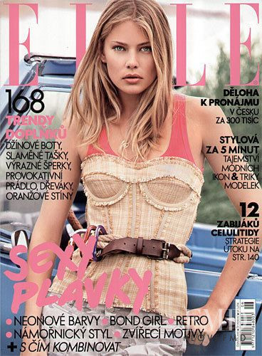 Tori Praver featured on the Elle Czech cover from June 2010