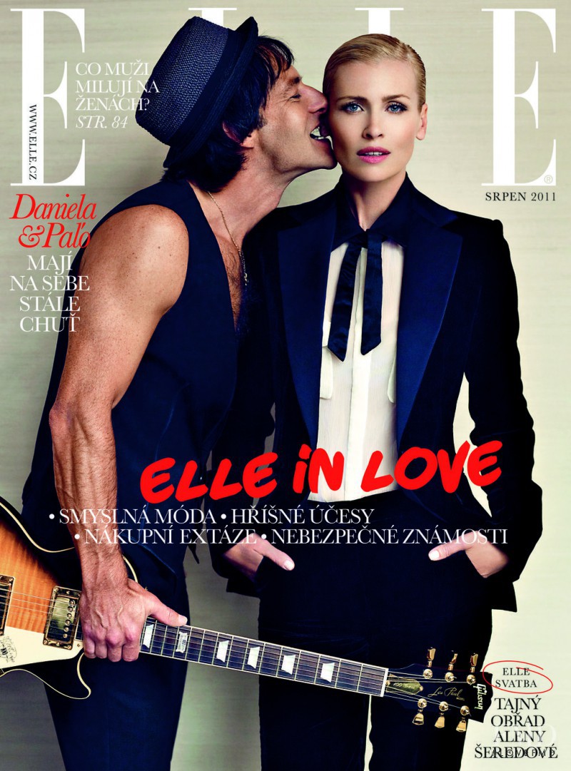 Pavol Habera featured on the Elle Czech cover from August 2011