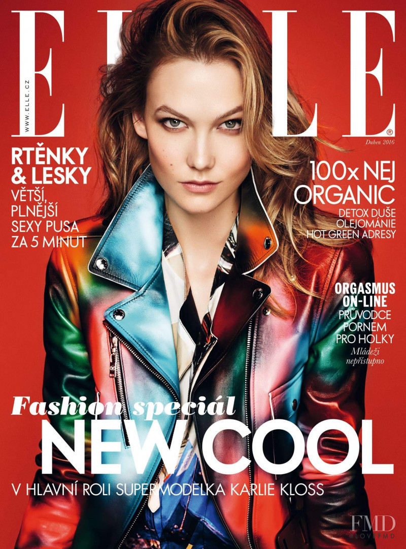 Karlie Kloss featured on the Elle Czech cover from April 2016