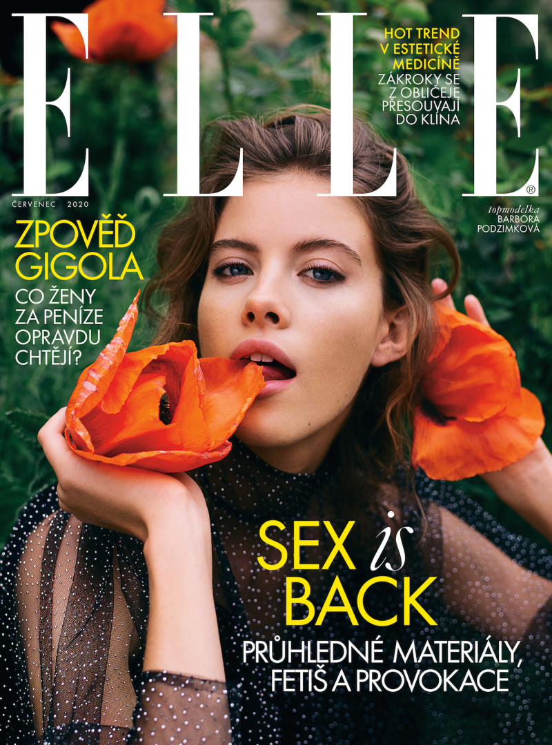 Barbora Podzimkova
 featured on the Elle Czech cover from July 2020