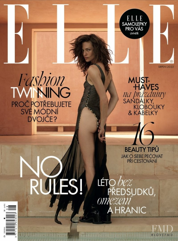 Lisa Louis Fratani featured on the Elle Czech cover from August 2022
