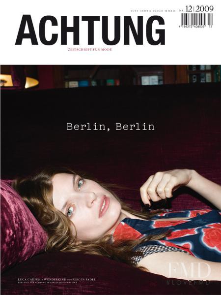 Luca Gadjus featured on the Achtung Mode cover from September 2008