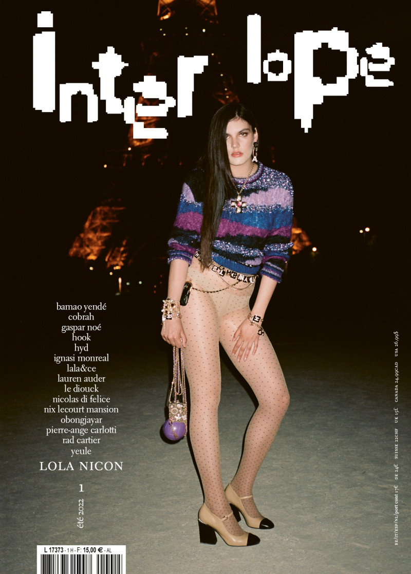 Lola Nicon featured on the Interlope cover from June 2022