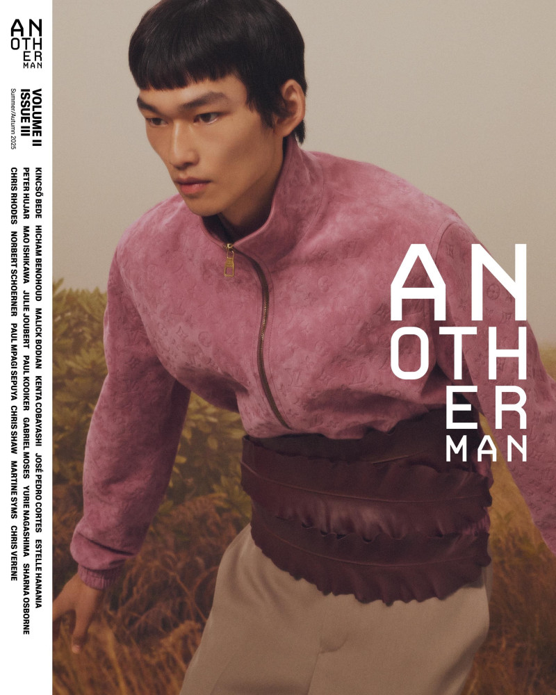 Ruien Bai featured on the Another Man China cover from April 2025